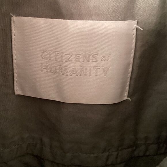 CITIZENS OF HUMANITY SIZE LARGE SAGE NOVA KAYLA SHRUNKEN SHIRT REVOLVE - Picture 8 of 11